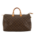 Speedy 40, &pound;650, Handbags, Brown, Canvas, Front view